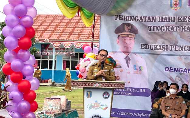 Bupati Adipati Buka Acara Peringatan HKGN Tingkat Kabupaten Way Kanan Tahun 2022