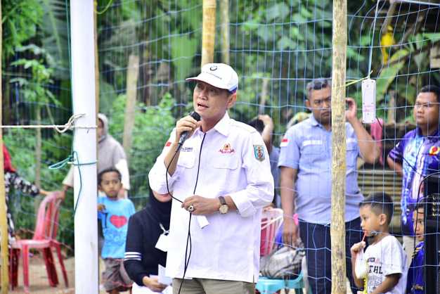 Wabup Ali Rahman Buka Turnamen Bola Volly Semi Open Bupati Cup Way Kanan Tahun 2022