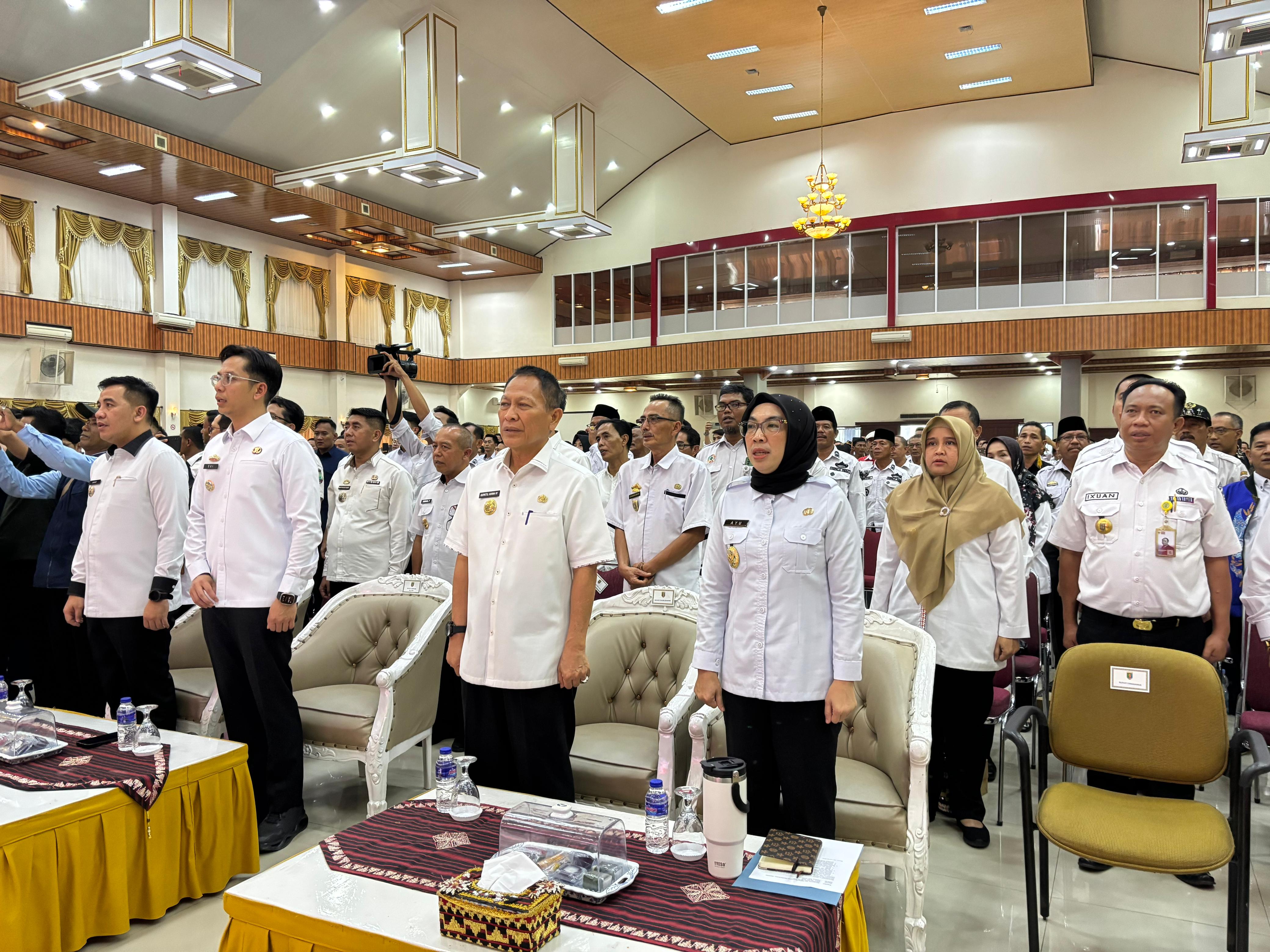 Plt. Bupati Way Kanan Hadiri Peluncuran Koperasi Merah Putih, Wujud Komitmen Pembangunan Ekonomi Desa